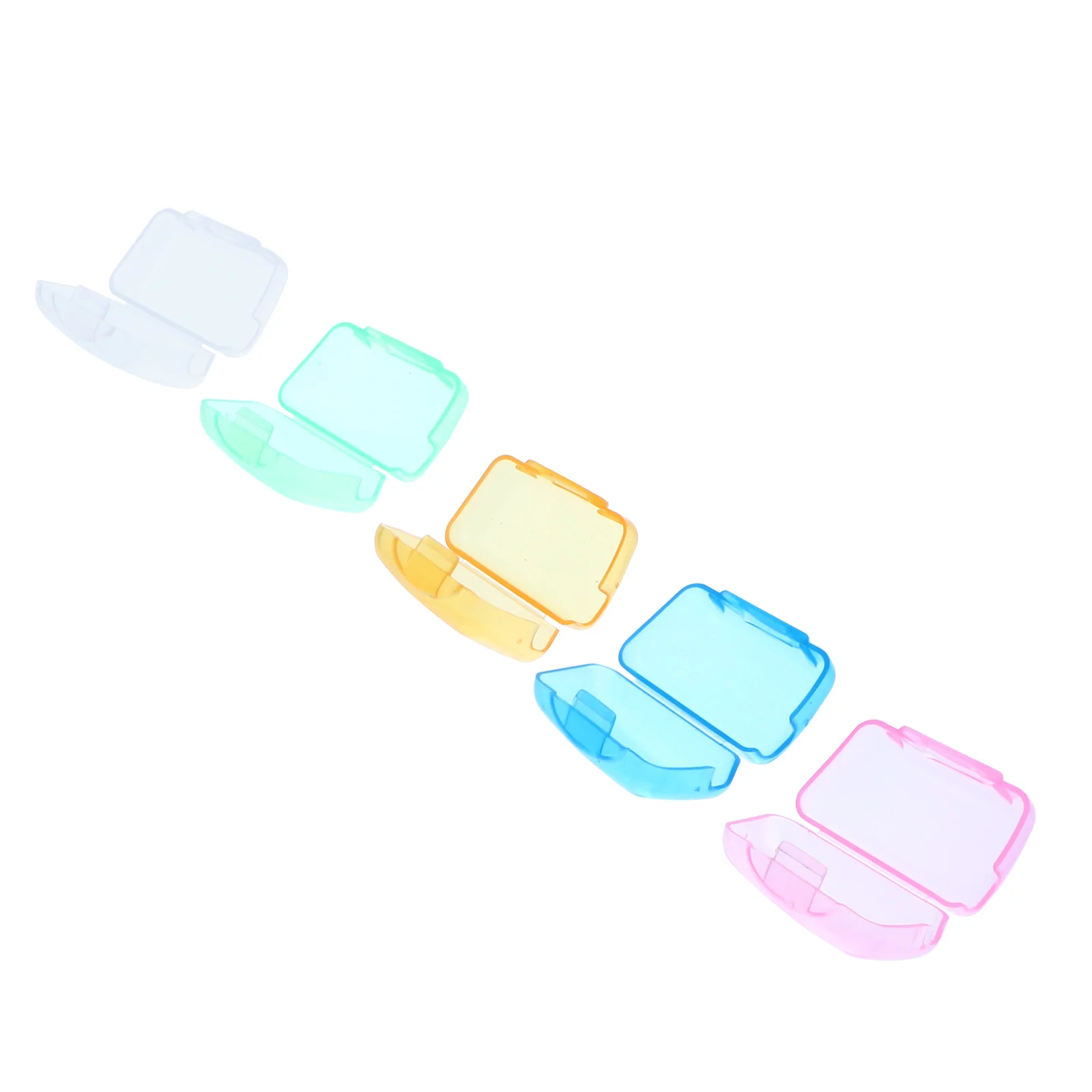 30pcs Portable Toothbrush Cover Dustproof Hygienic Travel Cap For Use Plastic Storage Holder Mouth