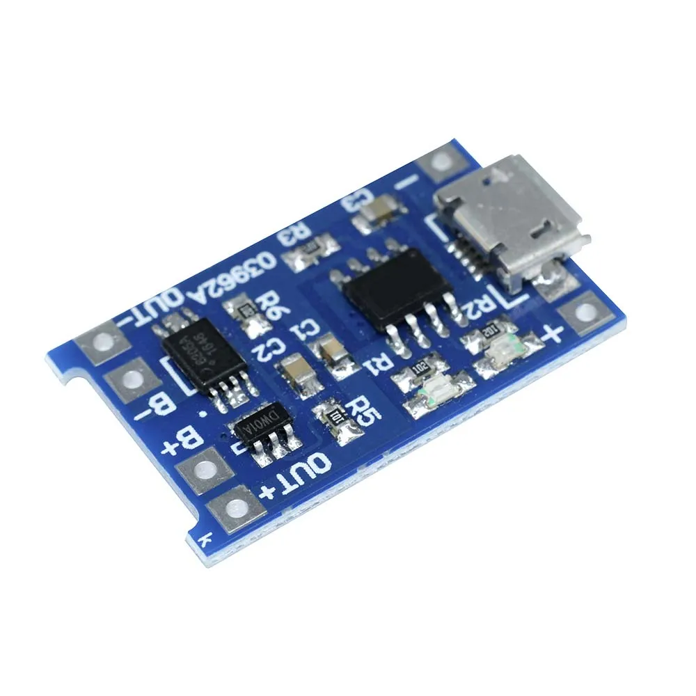 5pcs BMS 5V 1A 18650 Lithium Battery Charger Board Mini/Micro USB TYPE-C Power Charging With Protection Functions