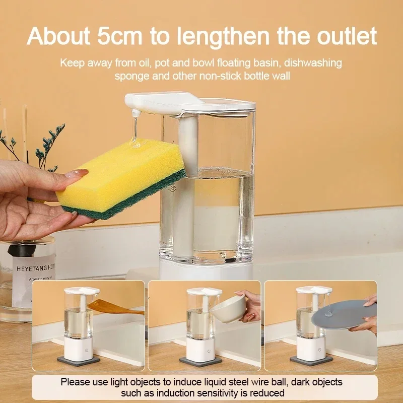 Xiaomi Youpin Automatic Sensor Hand Sanitizer Machine Dish Soap Machine Shampoo Smart Distance Sensing Kitchen Home Dispenser