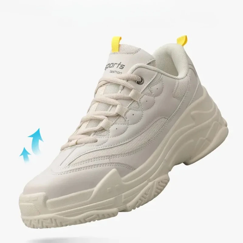 Shoes Men High Quality Male Sneakers Breathable White Fashion Gym Casual Light Walking Plus Size Footwear 2025 Zapatillas Hombre