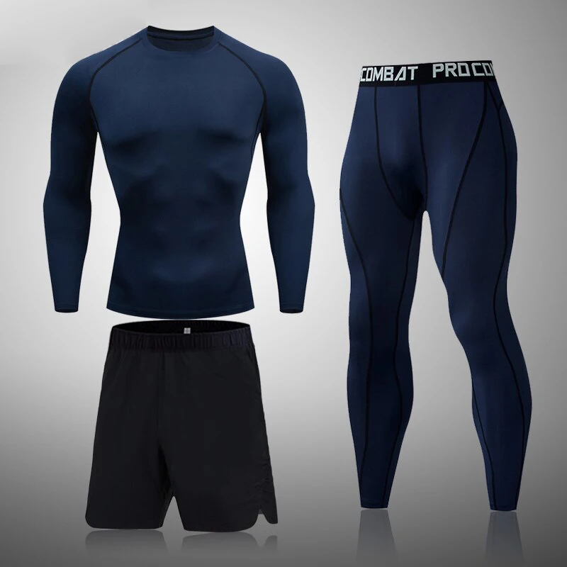 Thermal Compression Fitness Underwear Set for Men
