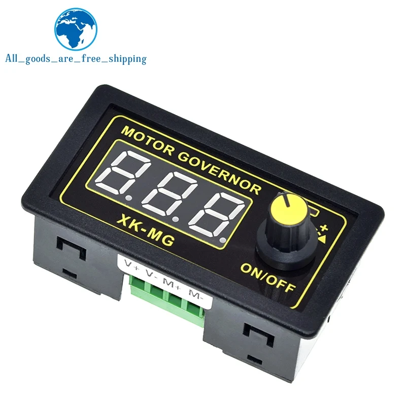 DC 5-30V 12v 24v 5A DC Motor Controller PWM Adjustable Speed Digital display encoder duty ratio frequency MAX 15A ZK-MG