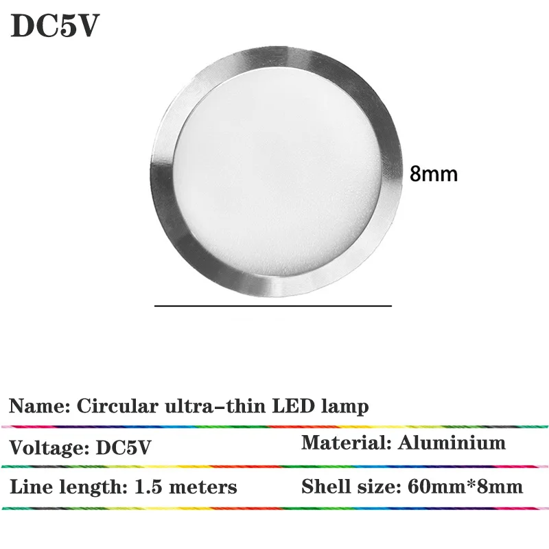 Led Spotlight 3W 6W USB plug 2 in One 3W USB DC5V RGB With Remote Jewelry Cabinet Showcase Counter Lamp Ceiling Mini Spot Light