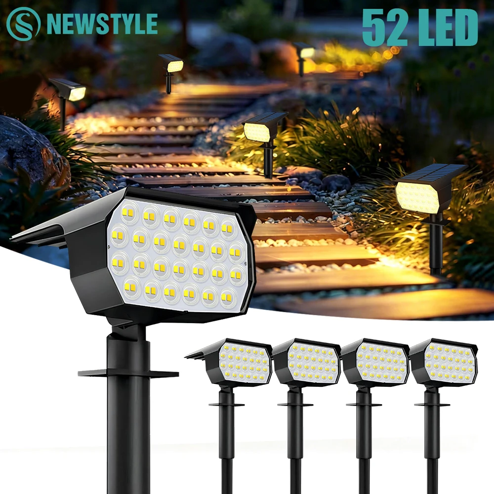 52LED Solar Lights …