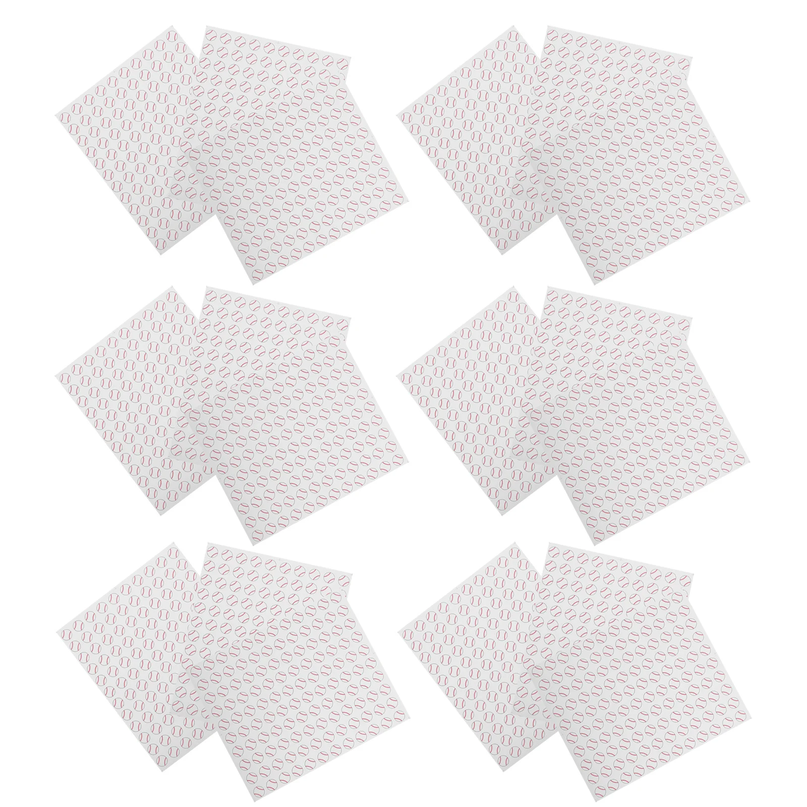 

20 Sheets Baseball Stickers Decorative Sports Ball Stickers Easy Apply for Craft Collecting Baseball Lovers Gift