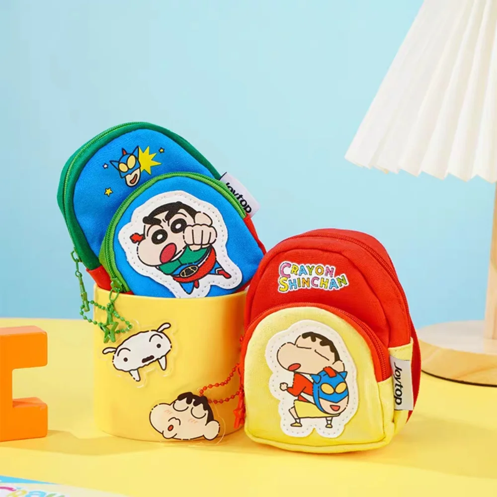 

Натуральный карандаш Шин-Чан, мини-чехол для хранения, мультяшная многофункциональная губная помада, кабель для передачи данных, наушники, держатель для монет, сумки, подарки для девочек