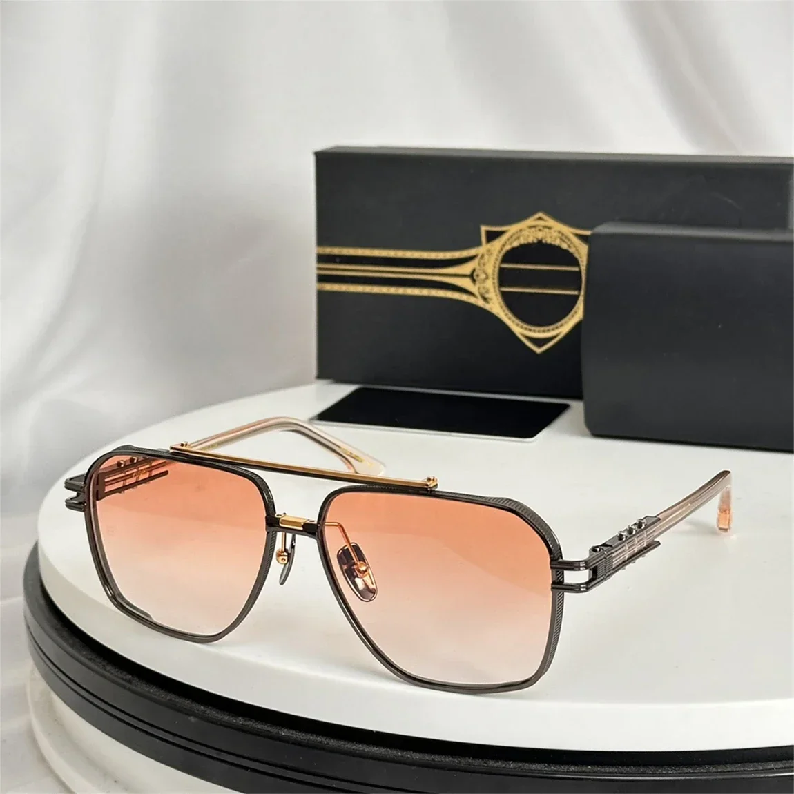 

DT KUDRU DTS436 Luxury Mens And Womens Sunglasses Top Quality Designer Eyeglasses Acetate UV400