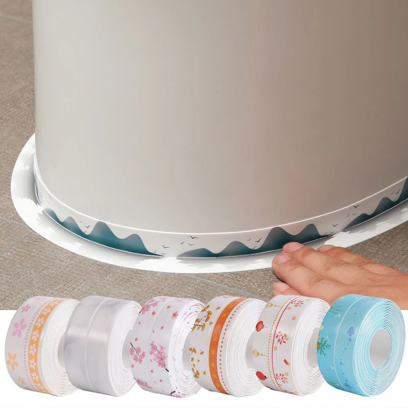 

Kitchen Waterproof Anti Mold Acrylic Sealing Strip For Stove Countertop Sink Edge Bathroom Toilet Gap​