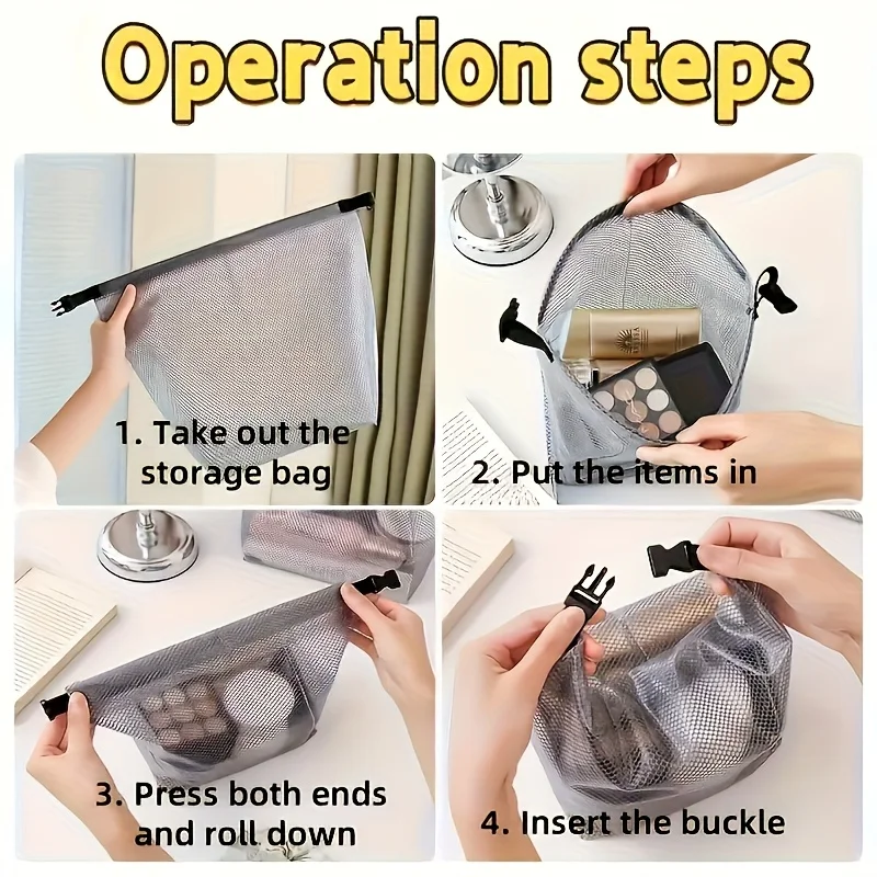 Borsa per cosmetici da viaggio impermeabile Abbigliamento da nuoto per fitness all'aperto Organizzatore da bagno Custodia durevole per sport e palestra