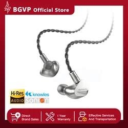 BGVP NS10 Pro 8BA+2DD 하이브리드 드라이브 유닛 이어폰형 유선 이어버드 HIFI 모니터 이어폰, 2-in-1 교체 가능 플러그 MMCX 케이블 포함
