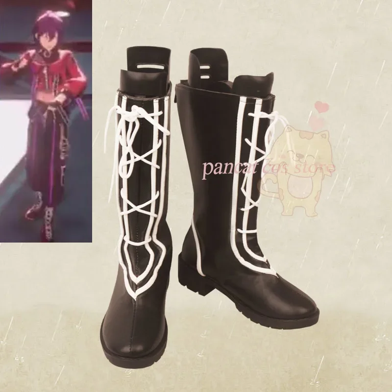 Ensemble Stars Anime Ayase Mayoi Cosplay Costume Shoes Fashion Custom-made Boots Carnival Halloween Shoes Cosplay Costume Prop