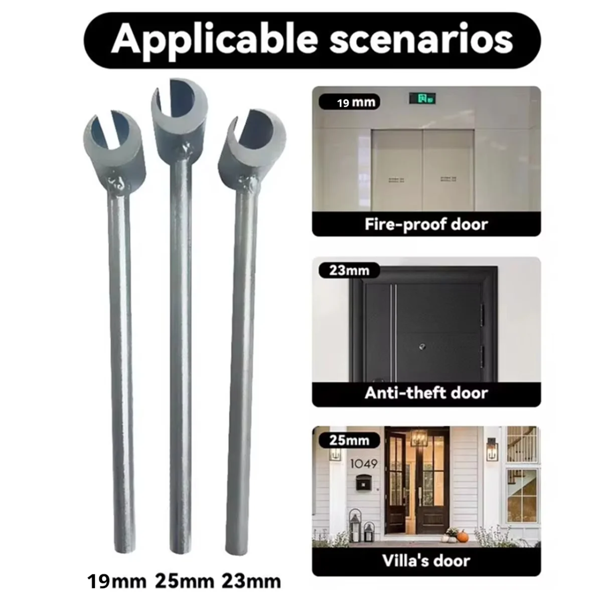 ELBA_23mm Hinges Adjusting Wrench Hook Spanner For Round Bolt Hand Tools