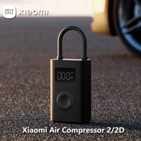 Xiaomi Mijia Portable Air Compressor 2/2D Digital Tire Inflator Electric Air Pump With LED Lamp for Car Motorcycles Bicycles