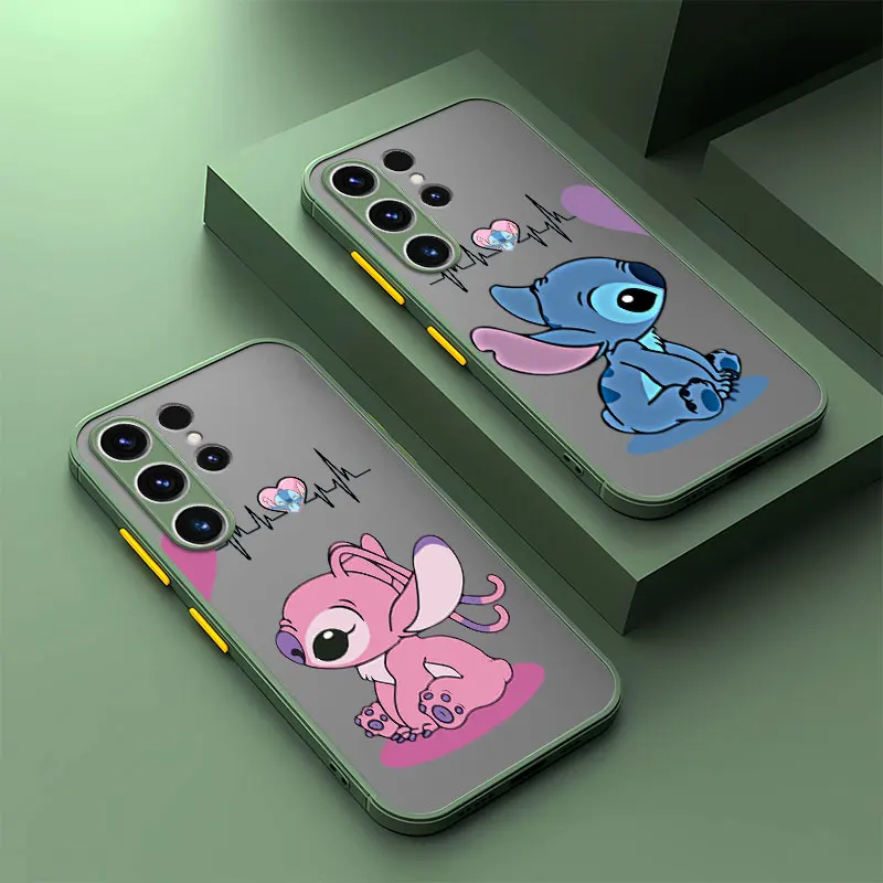 Etui na telefon Disney Stitch Angle do Samsung Galaxy A10s A20s A30 A50s A70s A01 Core A02s A03 Core A04s A04e A05 Soft Edge