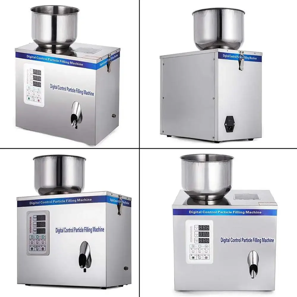 50g-5000g Intelligent Automatic Coffee Chili Spice Dispensing Granule Powder Filling Machine Food Packaging Filling Machines