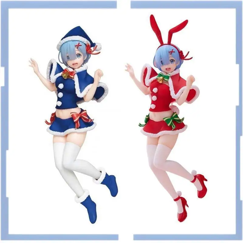 Disfraz de Navidad con Orejas de conejo, Taito Real Kara Hajimeru Isekai Seikatsu Rem, figura nueva y sin abrir, modelo de juguete de coleccionista