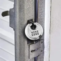 4 Digitals Code Lock Padlock Password Combination Stainless Steel Waterproof Hardware Jewelry Home Safe Door Accessories