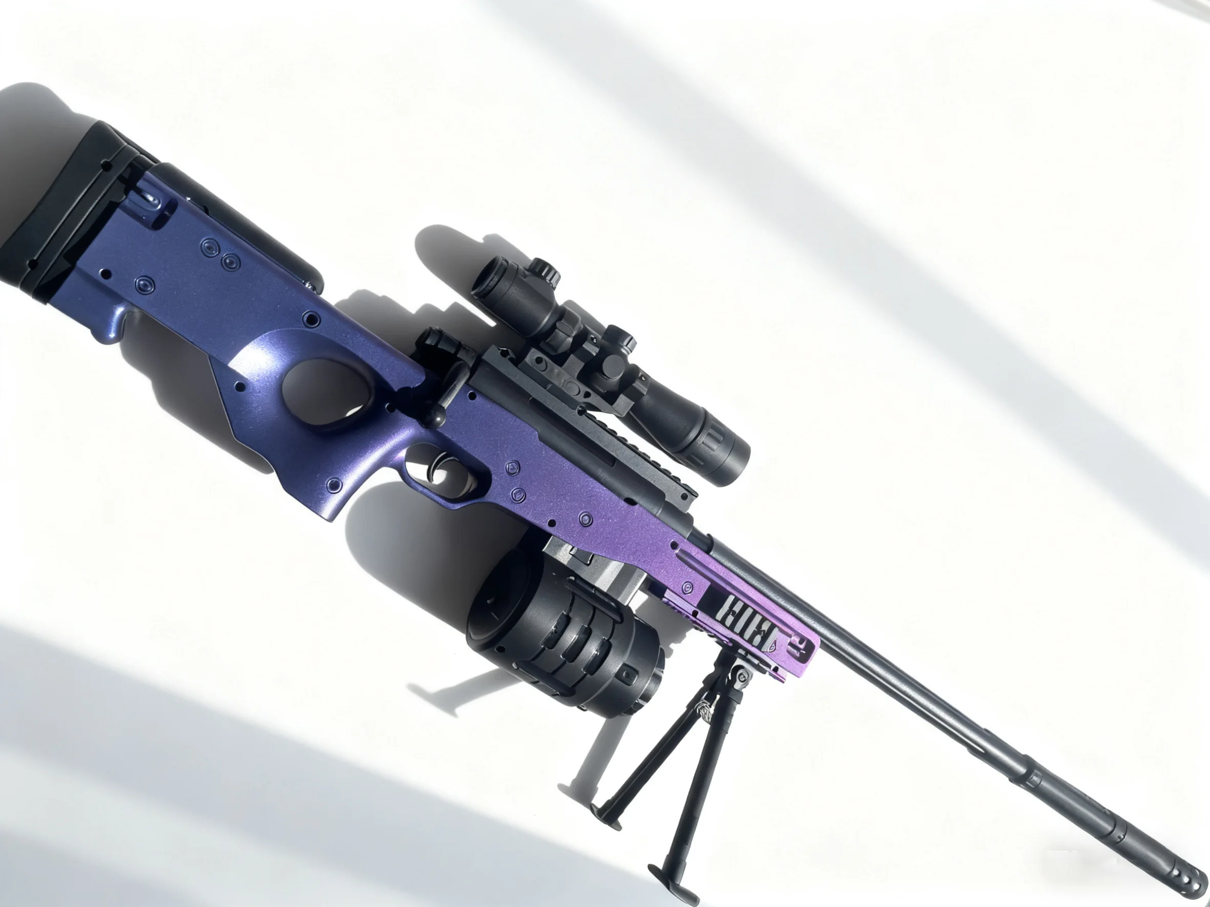 【18m Range】Outdoor Sports AWM Gel Blasters - Full Auto High Performance Gel Ball Gun Toy with 7.4V Battery for Adults Teens