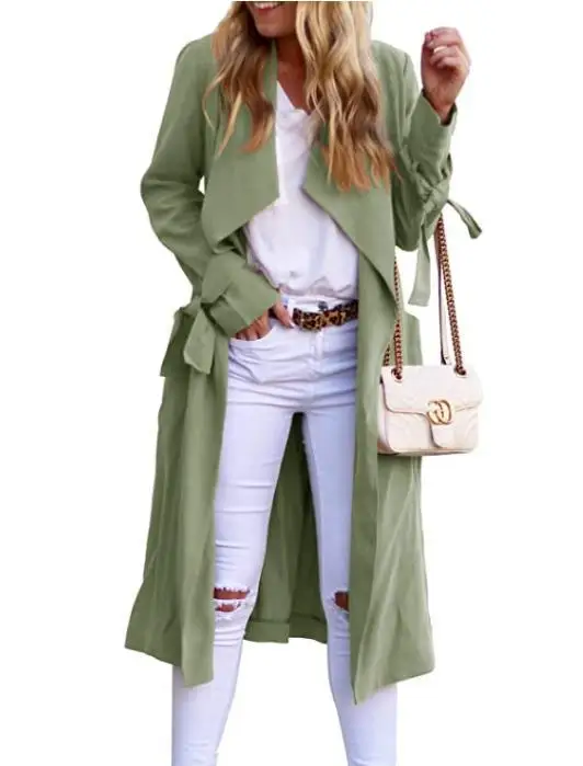 2026 Mid-Length European And American Style, Waist-Cinching, Tie-Waist Line Skirt, Multi-Color, Multi-Size, Long Coat,