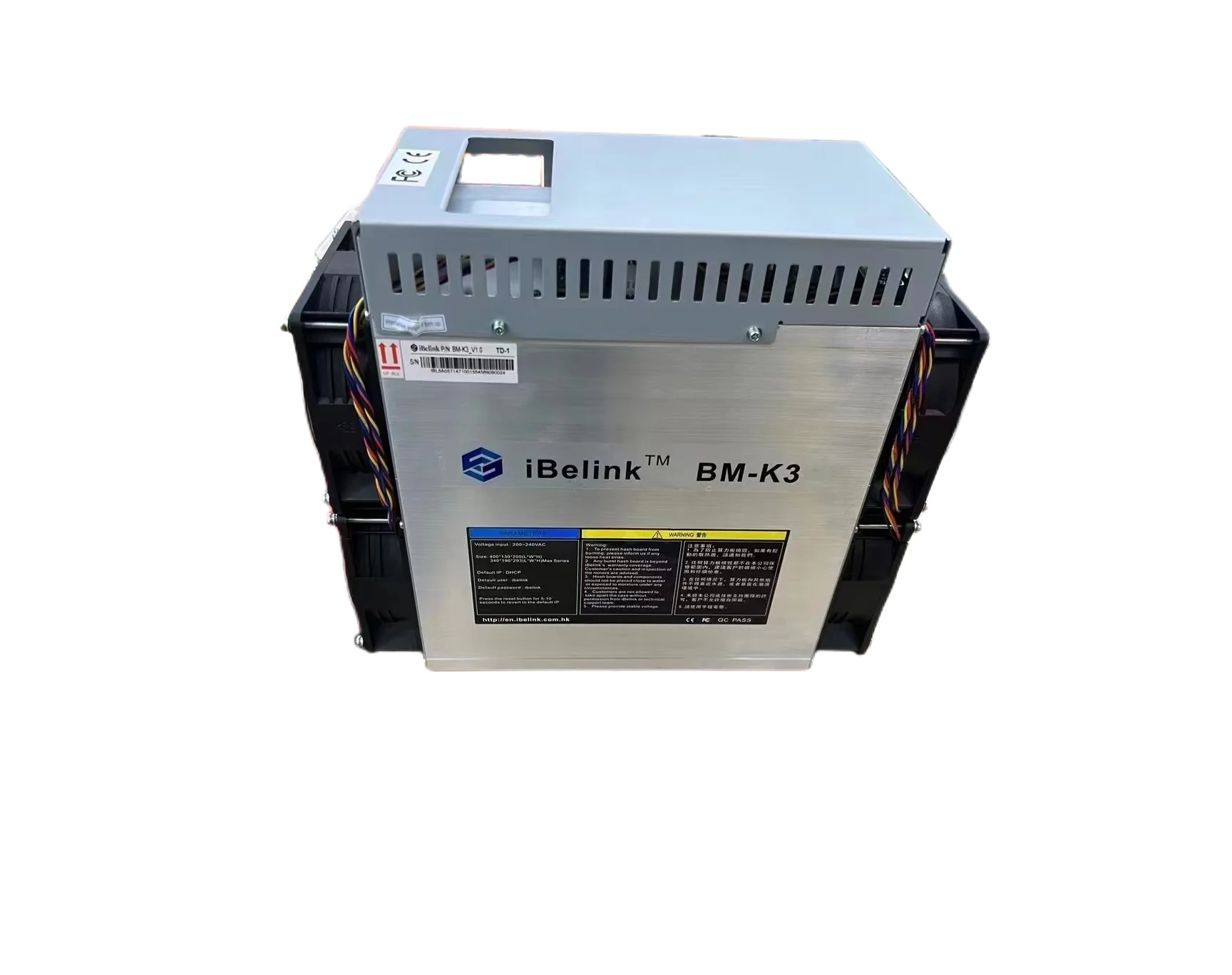 brand new iBeLink BM-K3 KDA miner 70TH/S hashrate 3300W have stocks shipping now kda miner