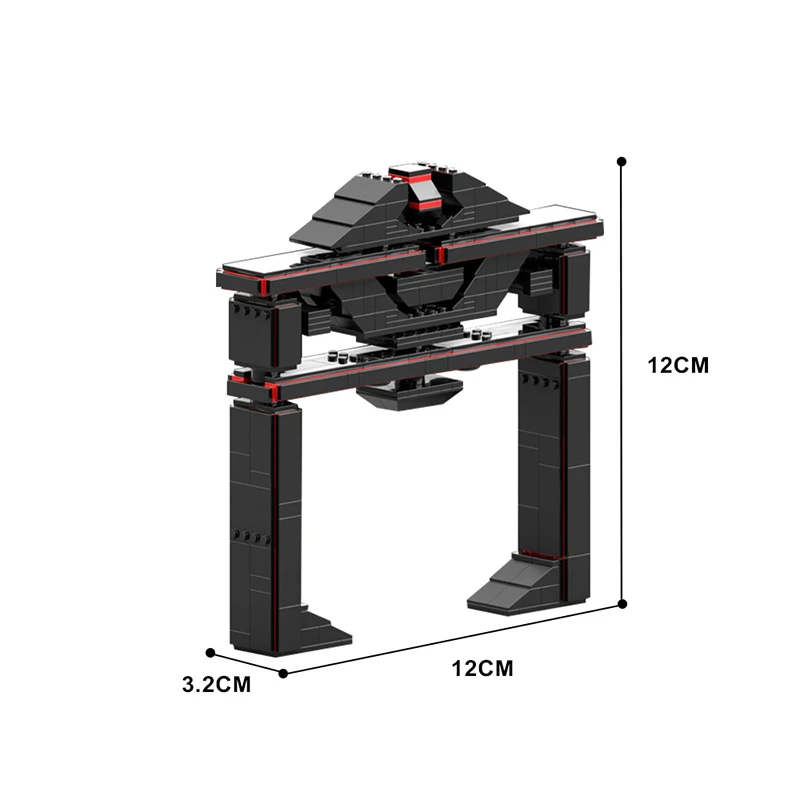 Gobricks MOC high-tech Classic Tron Recognizer Building Blocks set Intelligent  Recognizer Mode Bricks Toys for Children Gift