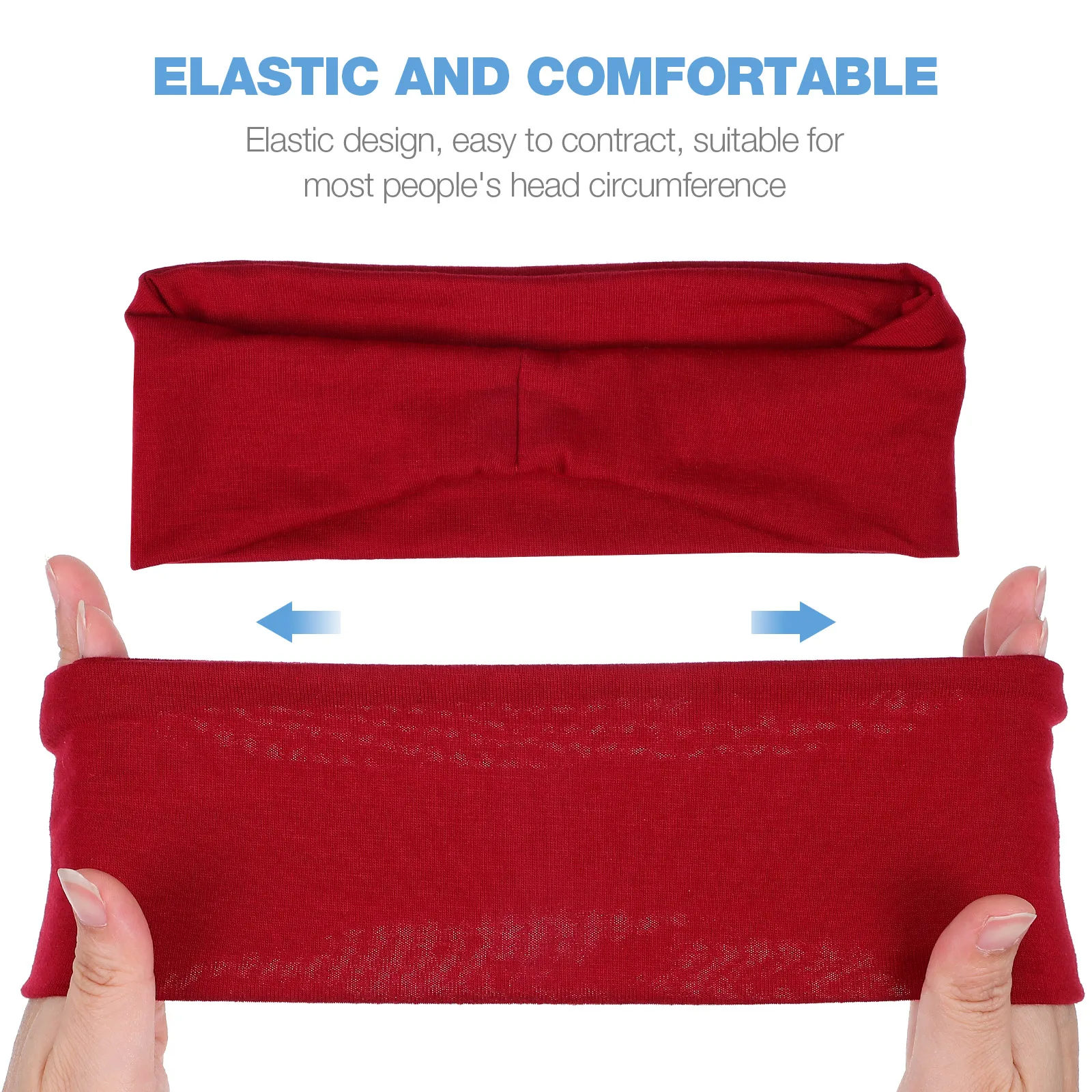 

6pcs Sports Headbands Women Workout Elastic Moisture Wicking Headbands Yoga Running Sweatbands Black White Brown Pink Gray Hair