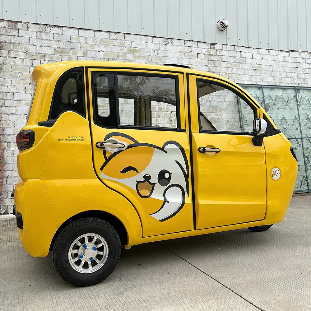 SXLL Custom Indicator Light Front Brake Long Range Adult 3 Seat Full Closed Electric Passenger Tricycle Taxi Motor Rickshaw Scoo