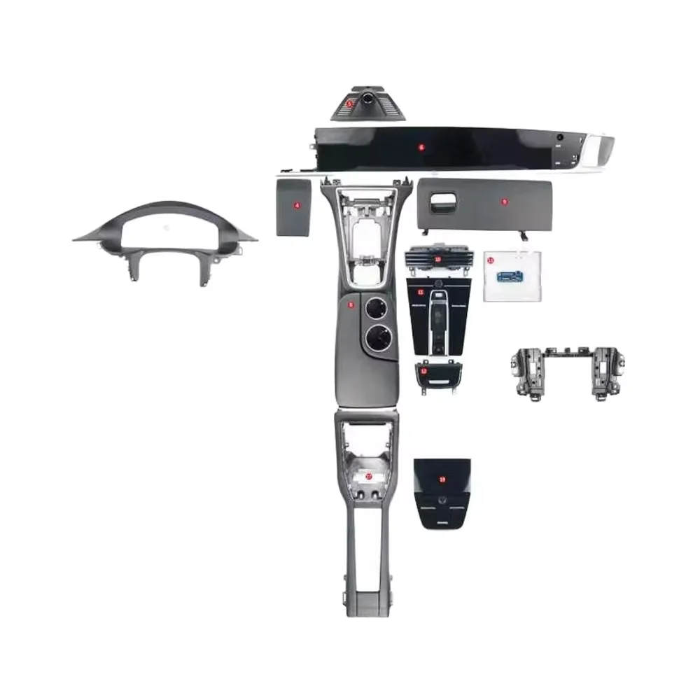 Upgrade Kit 971 for 2010-2016 Panamera 970 Car Interior Modification Center Console Dashboard Auto Screen Custom Seat Covers