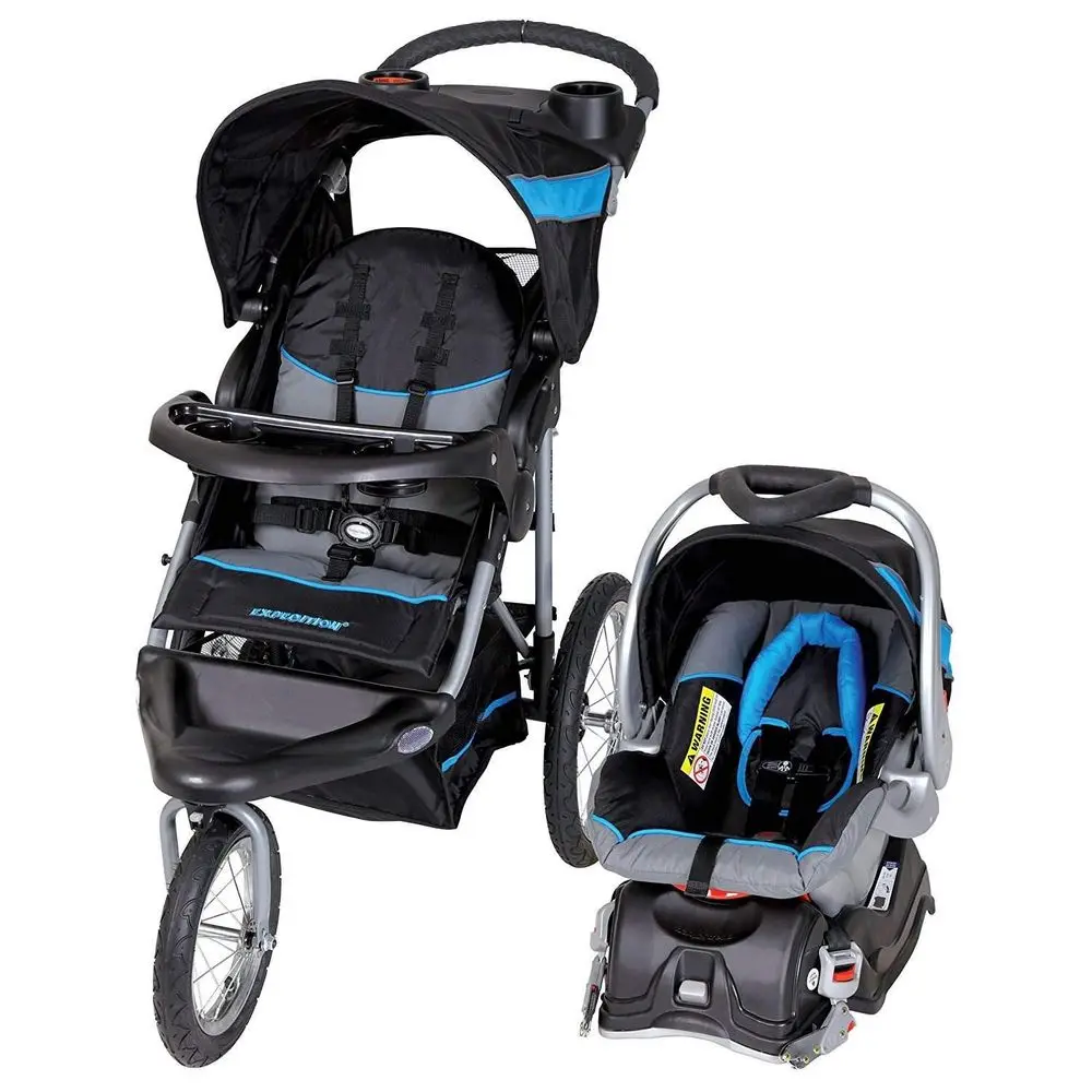 

Детское автокресло Millennium Blue EZ Flex-Loc с дорожной системой Expedition Jogger