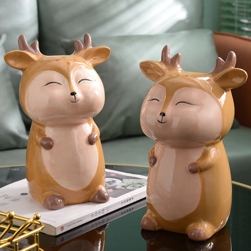 

Cartoon Children's Ceramics Money Boxes Creativity Household Money Boxes Modern Fashion Home Accessories Salvadanaio YSCXG