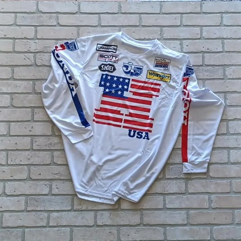 

2026 Vintage Honda Racing Team Retro Hip Hop Casual Long Sleeve Fashionable Comfortable Sportswear Motorcycle Enthusiast Top