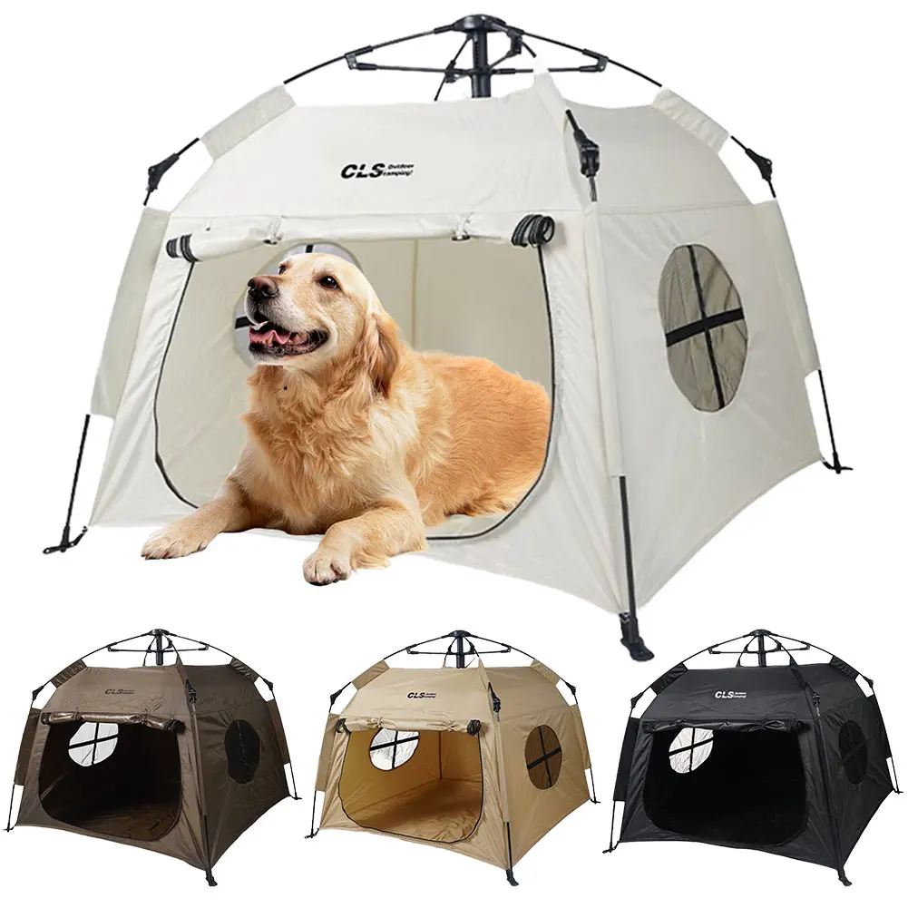 

Portable Cat Dog Camping Tent Rain Sun Protection Foldable Cat Dog Shelter Outdoor Camping Pet House for Indoors/Outdoors