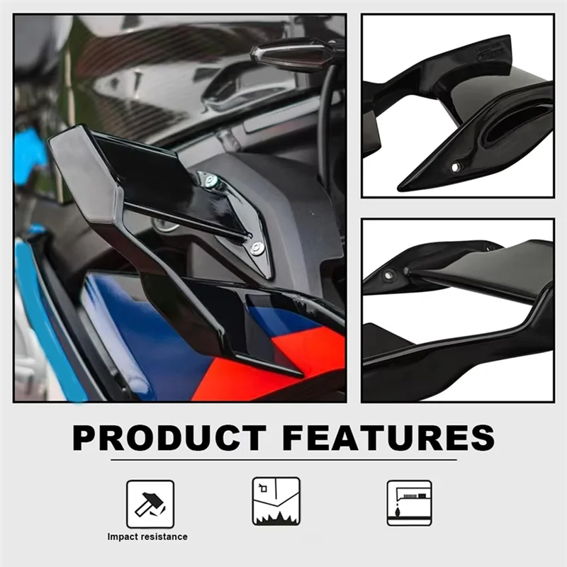 

AR-Motorcycle Fairing Winglet For BMW S1000R M1000R 21-24 Windshield Wing Fairing Front Aerodynamic Spoiler
