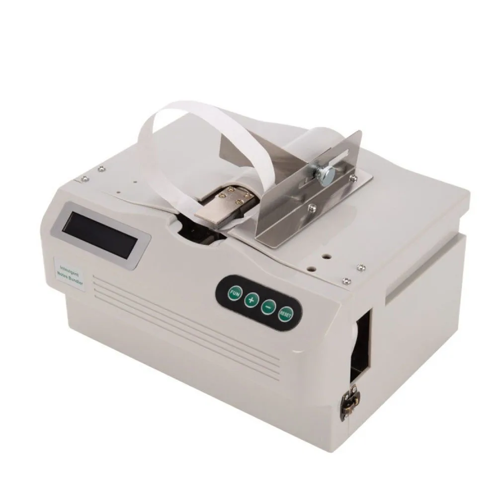 New Intelligent induction Strapping Multipurpose Supermarket Hot Melt Paper belt Binding machine Banknote Tying machine220V/110V