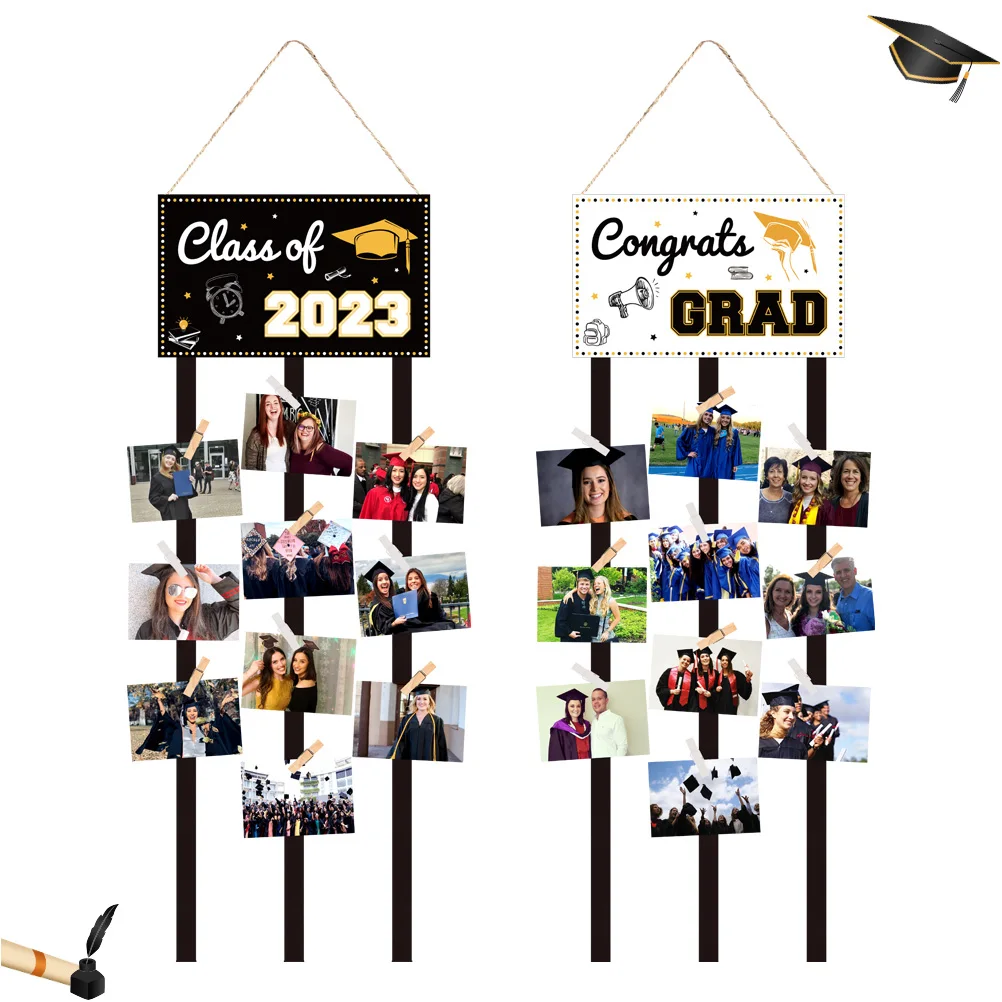 

Photo Frame Hanging Display Clips Holder Decor Lightweight Easy Hang Living Room Bedroom Dormitory Office Graduation Party DIY