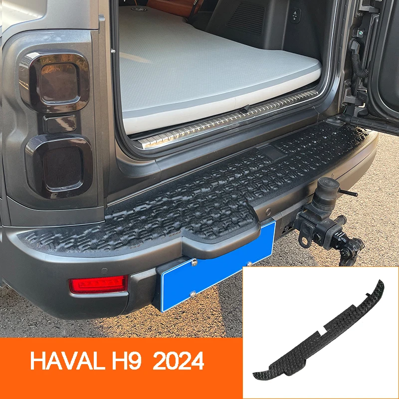 new For Great Wall Haval H9 2024 2025 Trunk Guard Sash Strip Tail Door Trim Strip Accessories
