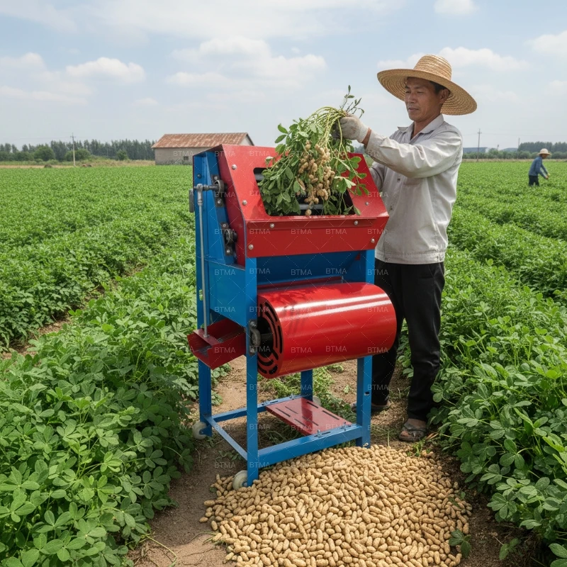 

High Efficiency Peanut Picking Machine For Small And Large Farms With Low Energy Consumption And Easy Operation