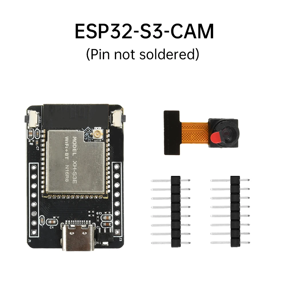 ESP32-S3 WROOM-1 N16R8 CAM Papan Pengembangan WiFi + Modul Bluetooth Kamera OV2640
