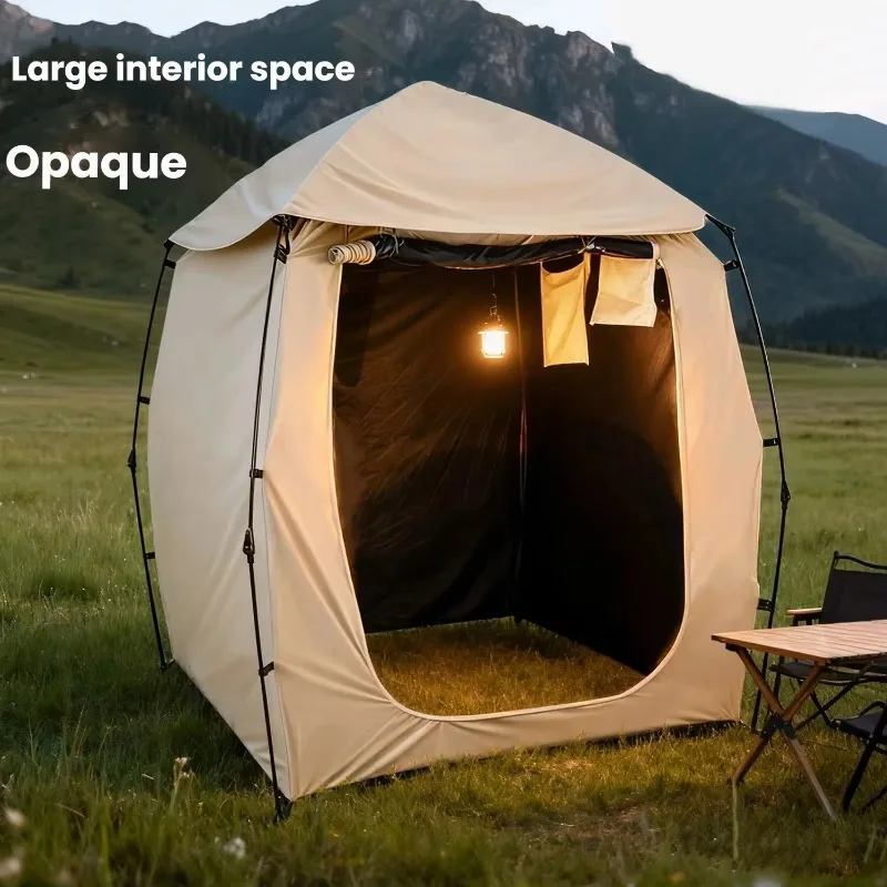 Automatic Shower Bathing Changing Toilet Tent Four-season Polyester Fabric One Bedroom Full Shading Waterproof