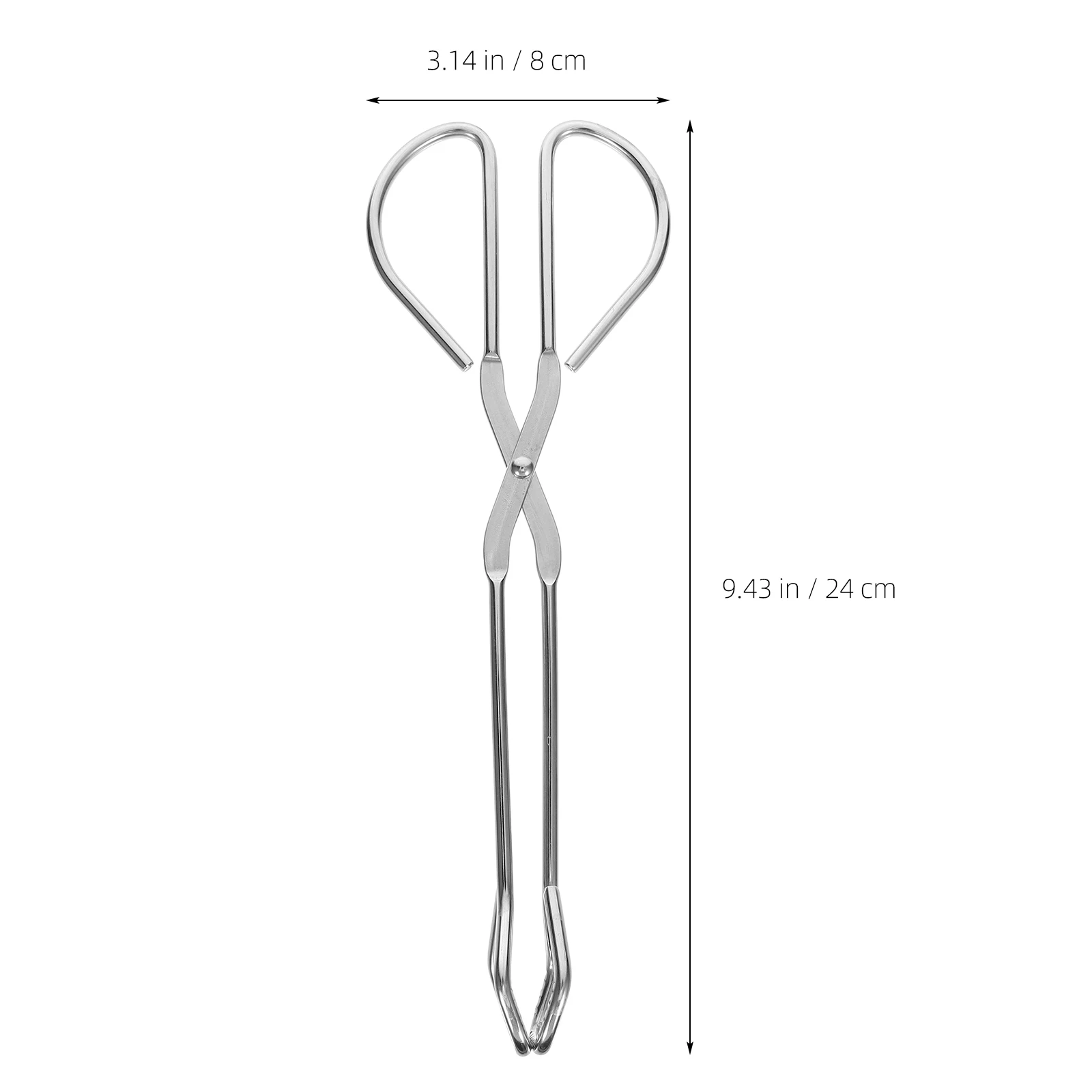 

Stainless Steel Bbq Tongs Large Size Heat Resistant Anti-Skid Long Handle For Outdoor Grilling Baking Camping Food