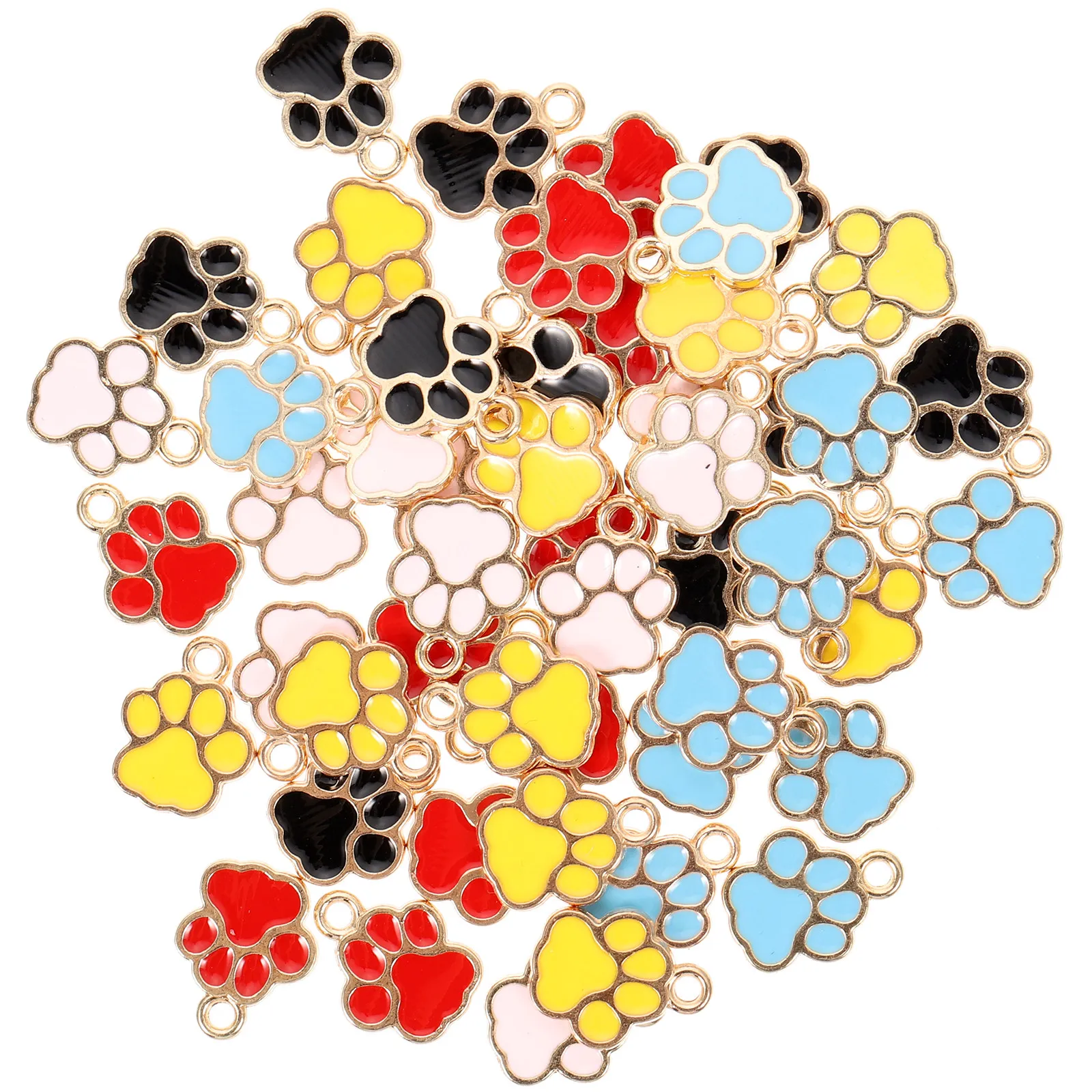 

50 шт. подвесок в виде животных-зверушек оптом для изготовления браслетов, ожерелий, серег, брелоков, аксессуаров для рукоделия