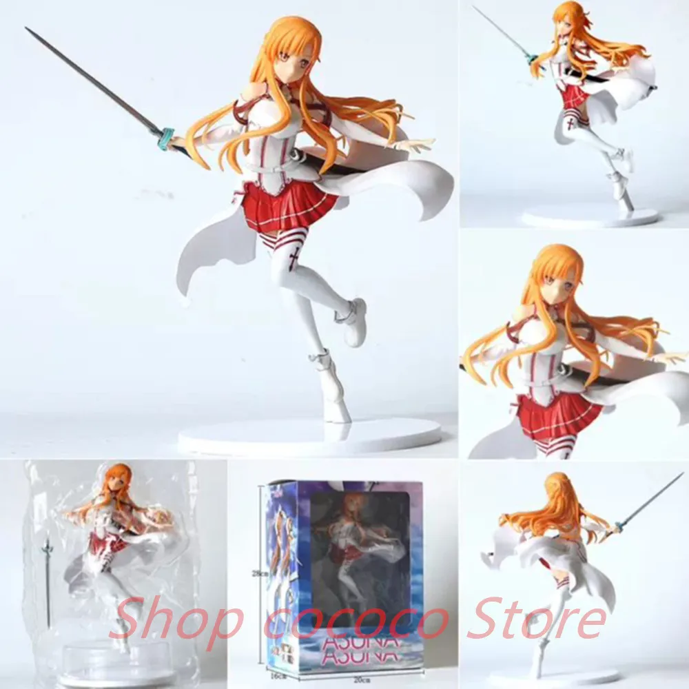 

23cm Alter Sword Art Online Ordinal Scale Asuna 1/7 Scale Complete Figure Collectible Model Toy