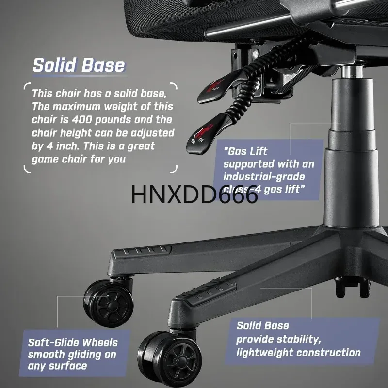 Video Game Chairs with footrest, Big and Tall Gamer Chair for Adults, 400lb Capacity, Racing Style Computer Chair