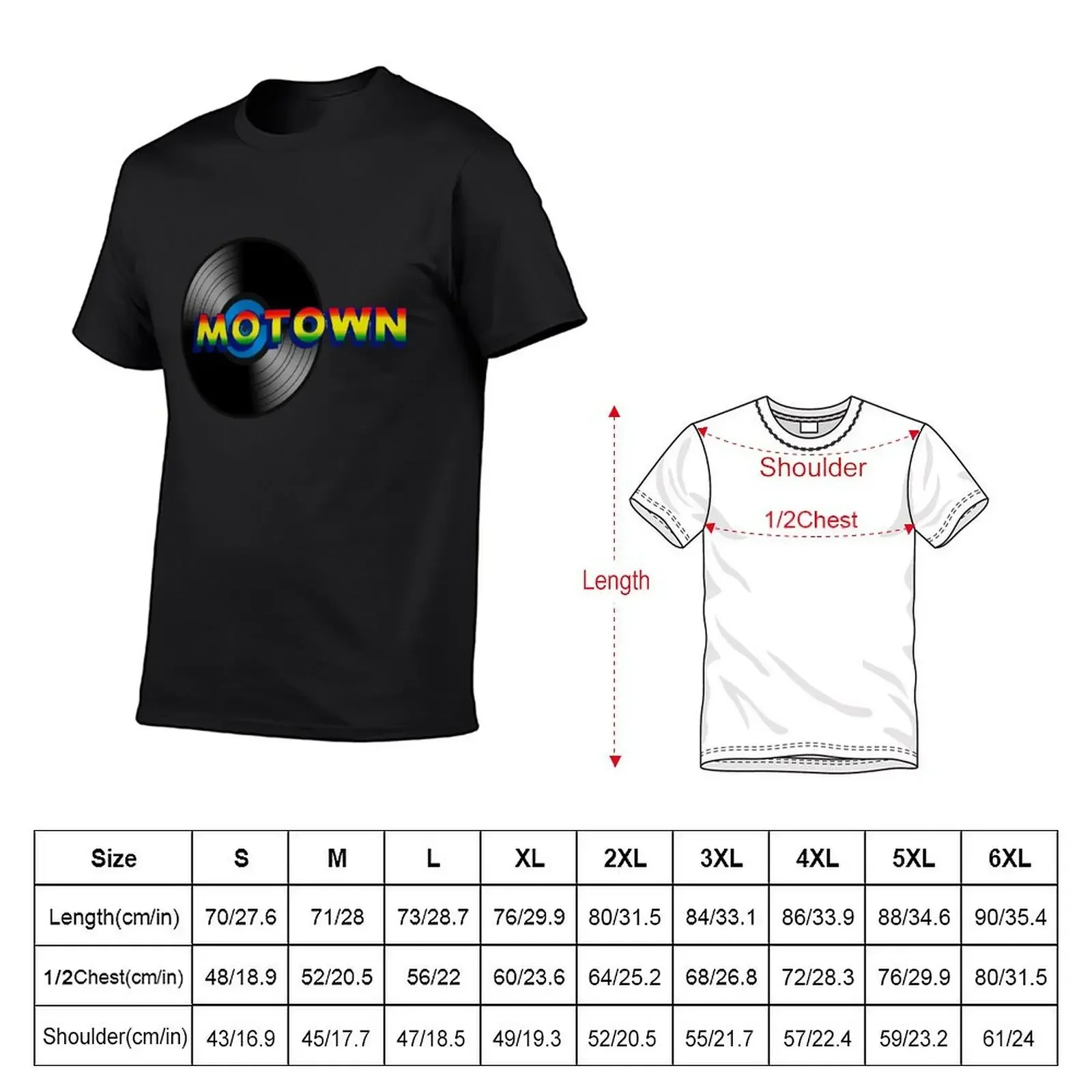 Motown T-Shirt quick drying designer shirts anime tshirt vintage t shirt men