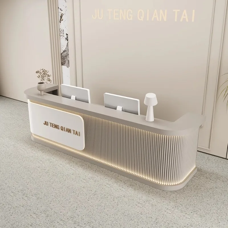 

High-quality Modern Shop Cash Counter Multifunctional Reception Desk Originality Century Business Displays Office Furniture