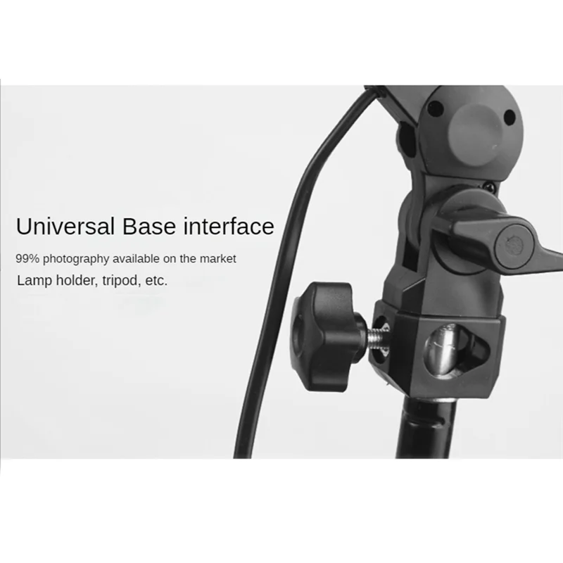 

B47C Light Lamp Photo Studio E27 AC Socket Photography 1.8M Cable Cord Bulb Stand With Umbrella Holder Bulb Mount US Plug