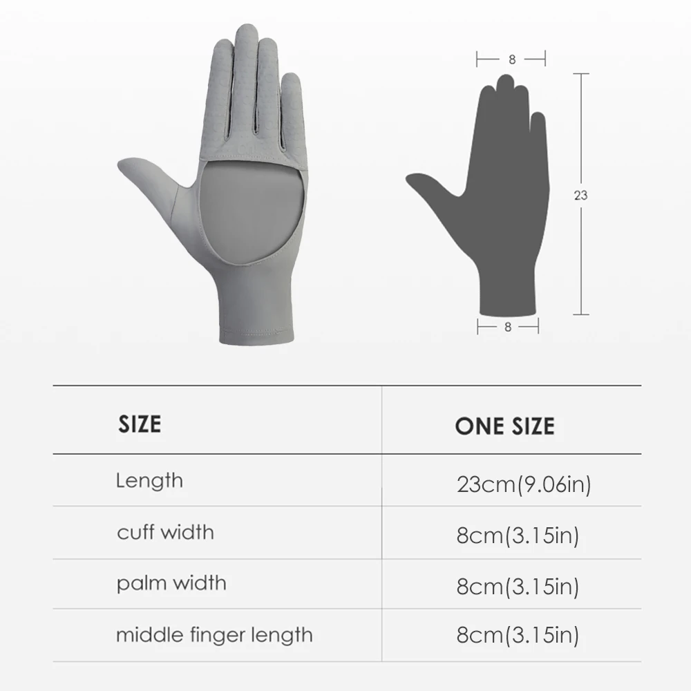 OhSunny Summer Breathable Sun Protection Half Finger Gloves Hand Protector Palm Hollow Out Touchscreen Driving Cycling