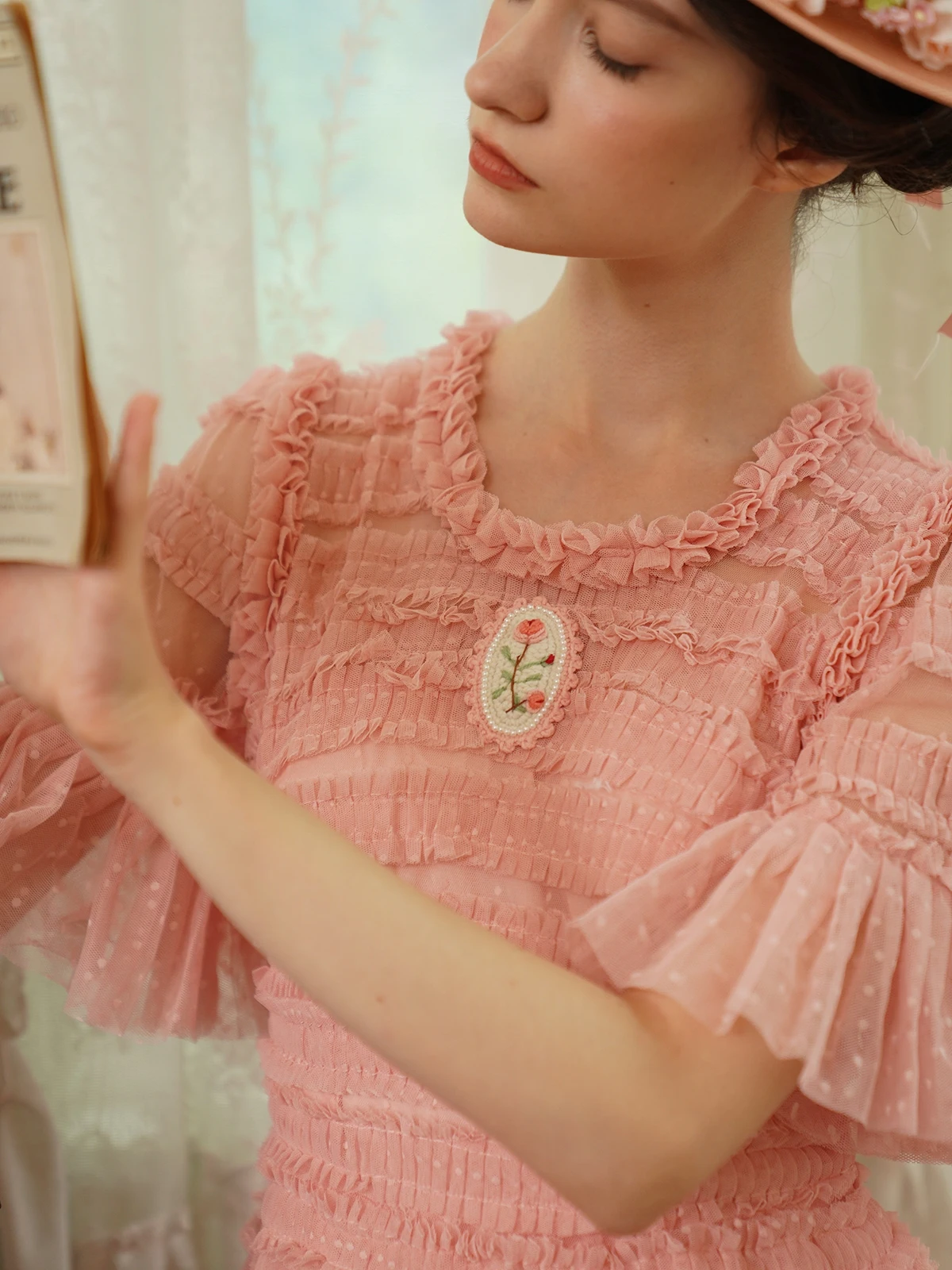 86-98cm busto verão festa de aniversário vestidos de baile feminino elegante fino bordado artesanal grande balanço vestido de noite saia em camadas