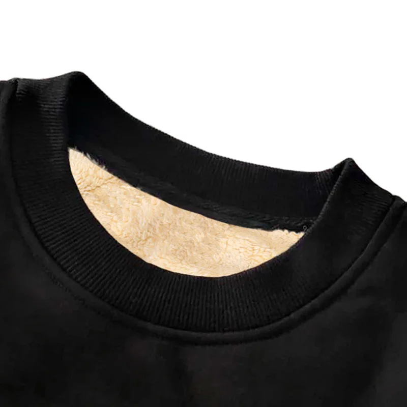 Sweat-shirt à Manches sulfpour Homme, Vêtement Coréen, Solide, à la Mode, Col Rond, Harajuku, Collection Automne Hiver