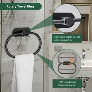 Set Bad Bad Slots gebürstet Toalheiro Handtuch Ringwerkzeug Rollen Hygiene Rollen Edelstahl Edelstahl Badezimmerzubehör Accessoire 10 Hauptverkaufs -Badezimmer -Kits - №9